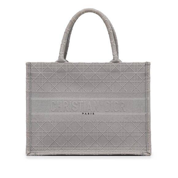Dior Medium Cannage Embroidered Book Tote - Picture 1 of 9